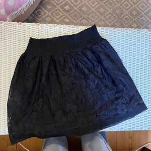 💖✨ Y2K WHIMSIGOTH BLACK LACE MINI SKIRT ✨💖